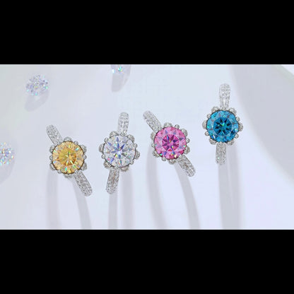 Blooming Radiance | Pavé Petal Setting